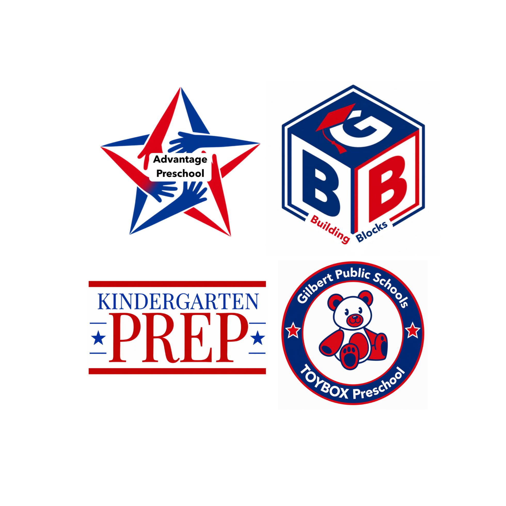 Images of the Four Preschool Program Logos