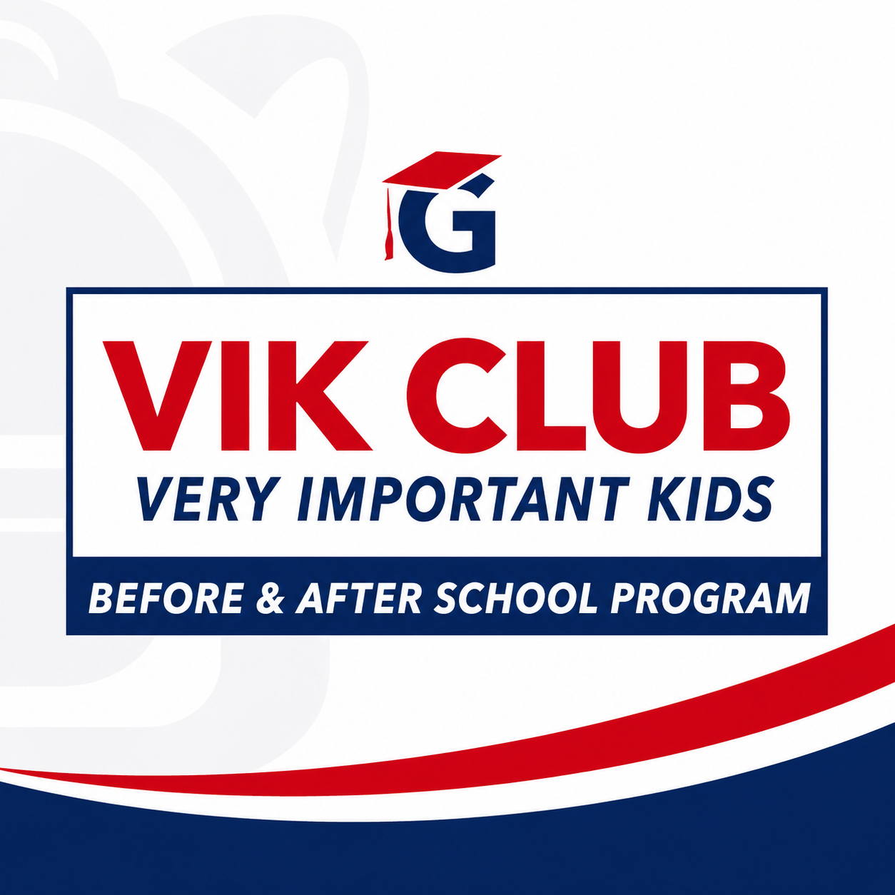 VIK Club Very Important Kids Before & After School Logo