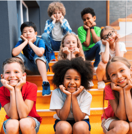 Smiling child in Early Childhood Family Education