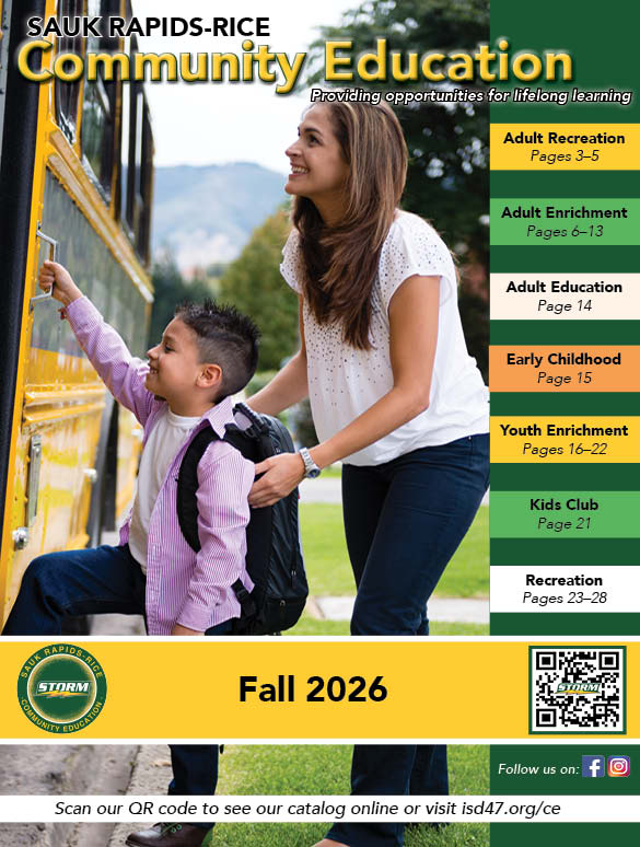 SRR Community Education - Fall 2026 Catalog