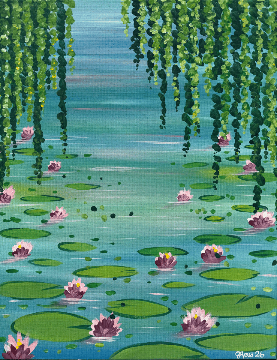 Picture for: Acrylic Painting - Bay of Lilies