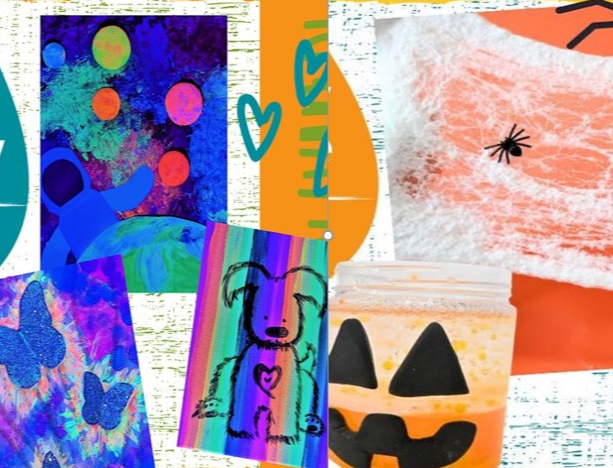 Picture for: Artsy Glow Party and Spooky Science Bundle Class