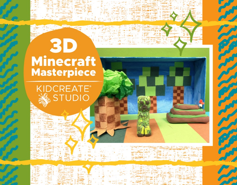 Picture for: 3D Minecraft Masterpiece with Kidcreate Studio