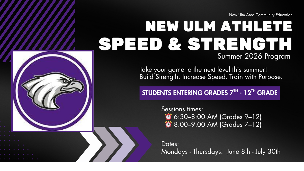 Picture for: New Ulm Athlete Summer Speed and Strength Program