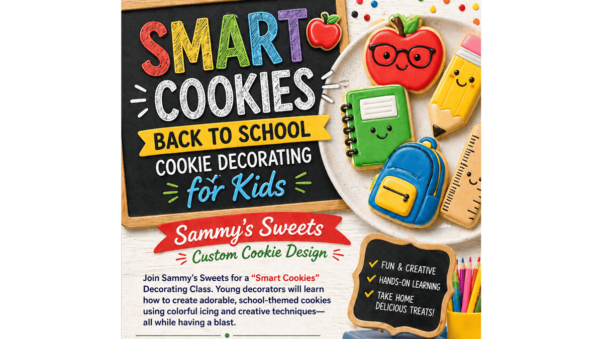 Picture for: Smart Cookies - Back to School Cookie Decorating for Kids