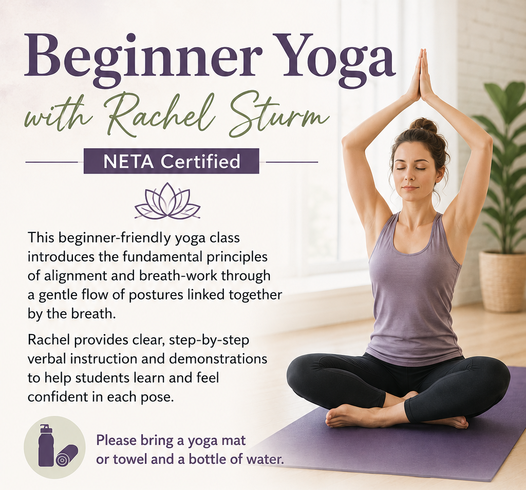 Picture for: Beginner Yoga with Rachel Sturm, NETA Certified