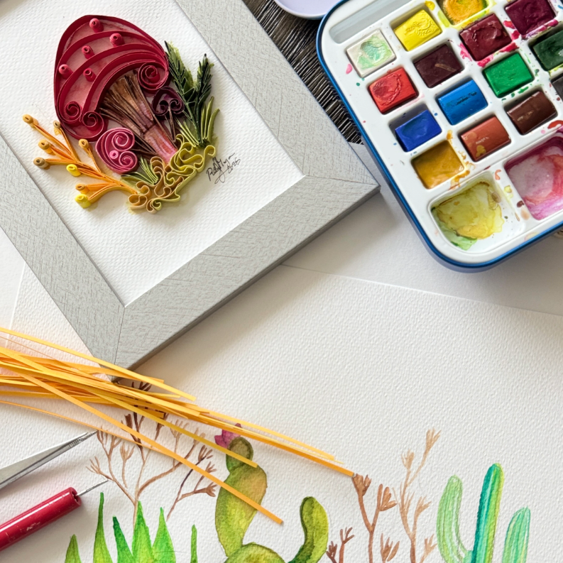 Picture for: Watercolor and Paper Art Workshop