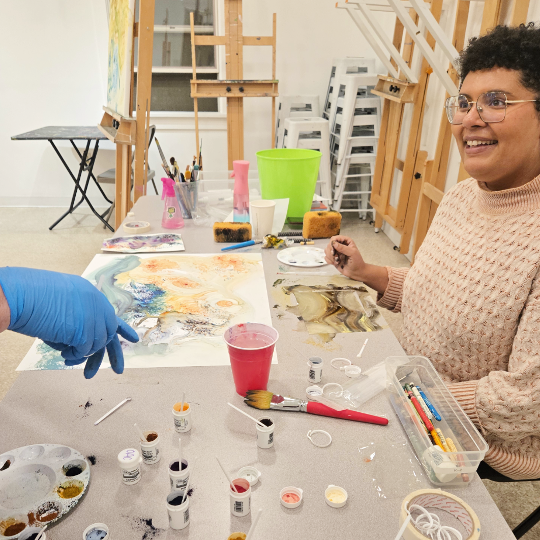 Picture for: NEW! Brusho on Raw Canvas Workshop