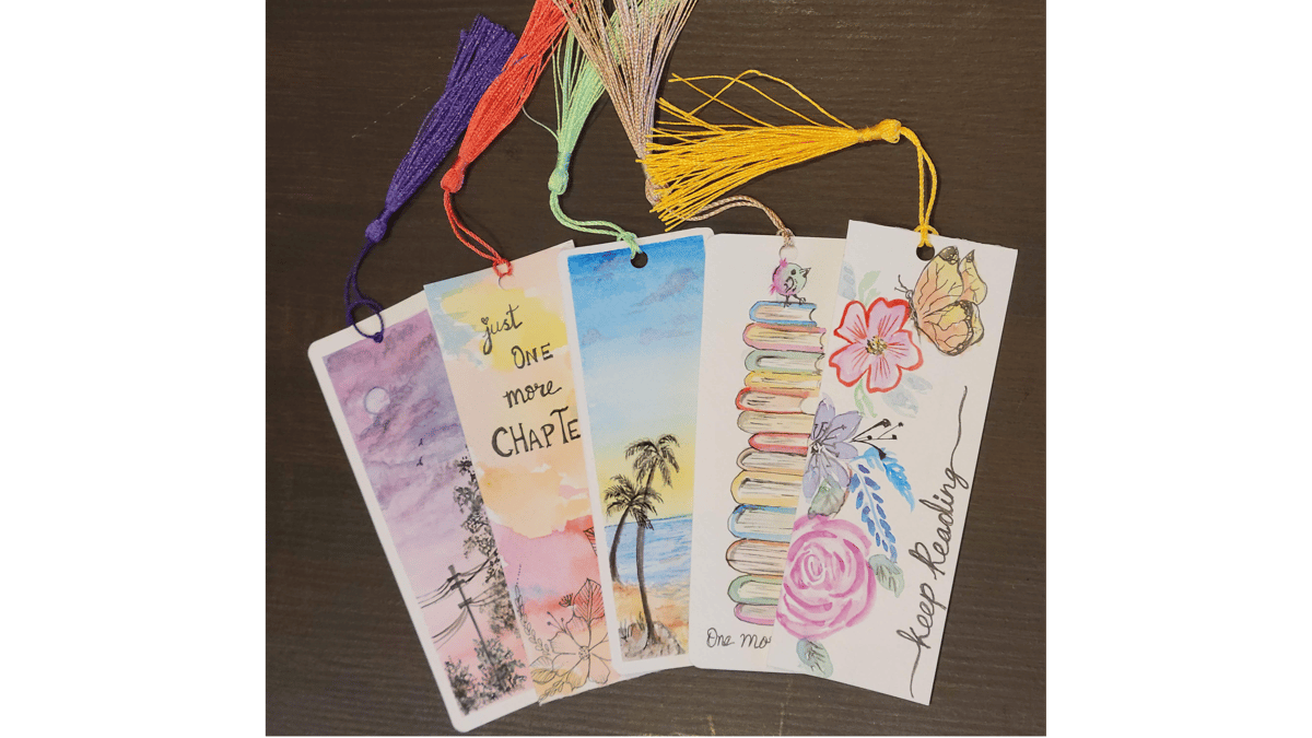 Picture for: Watercolor Bookmarks