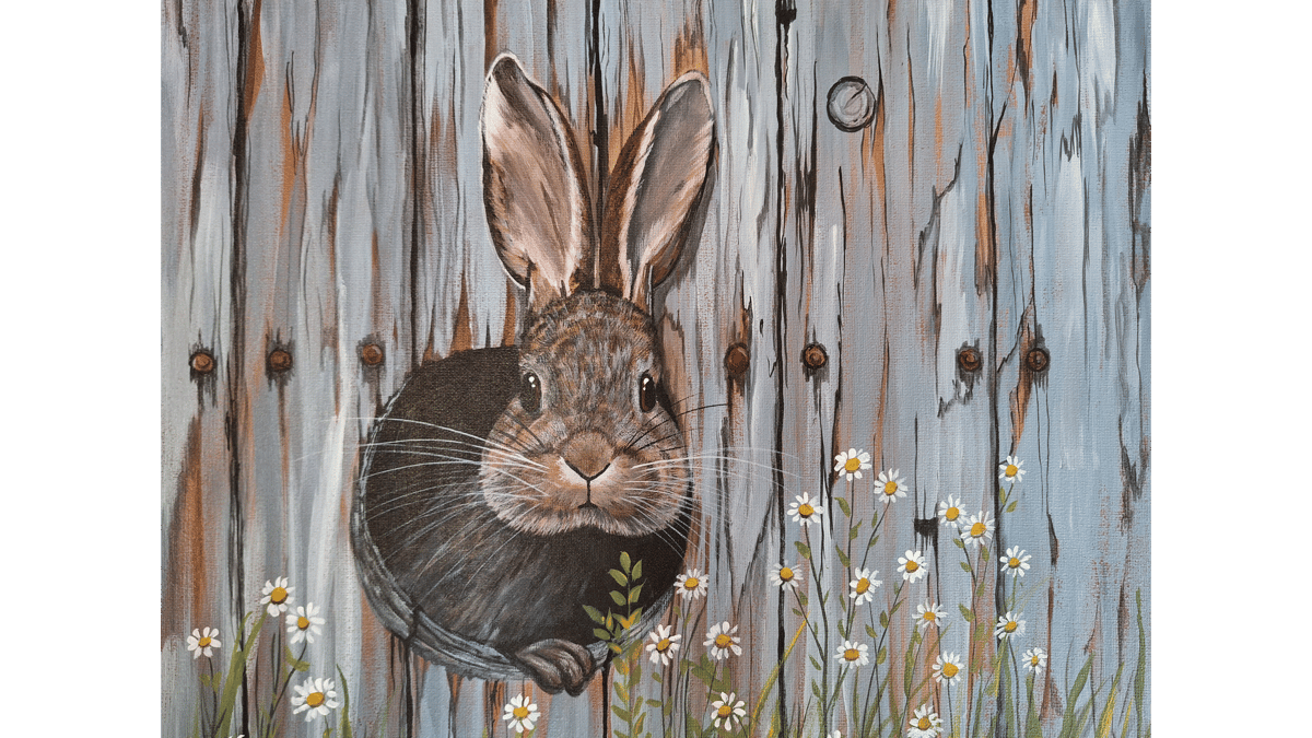 Picture for: Rabbit in a Wooden Fence