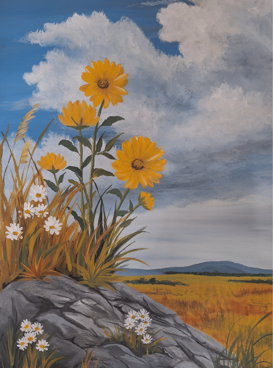 Picture for: Flowers in the Desert Painting