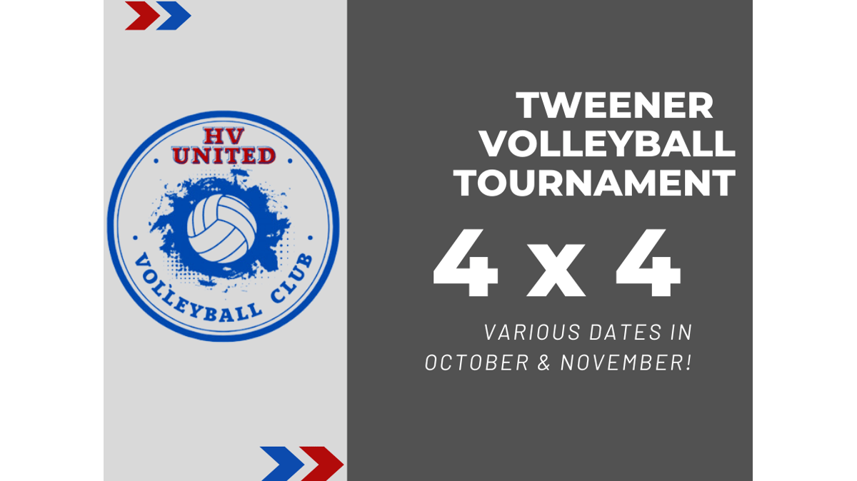Picture for: HV United VBC Tweener 4 v 4 Tournaments!