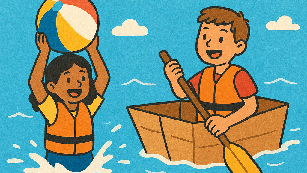 Picture for: Water Games and Cardboard Boat Race