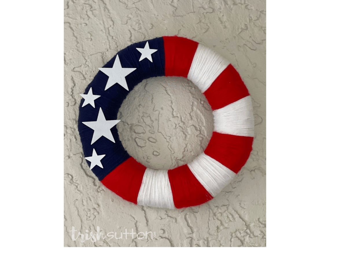 Picture for: DIY Patriotic Yarn Wreath
