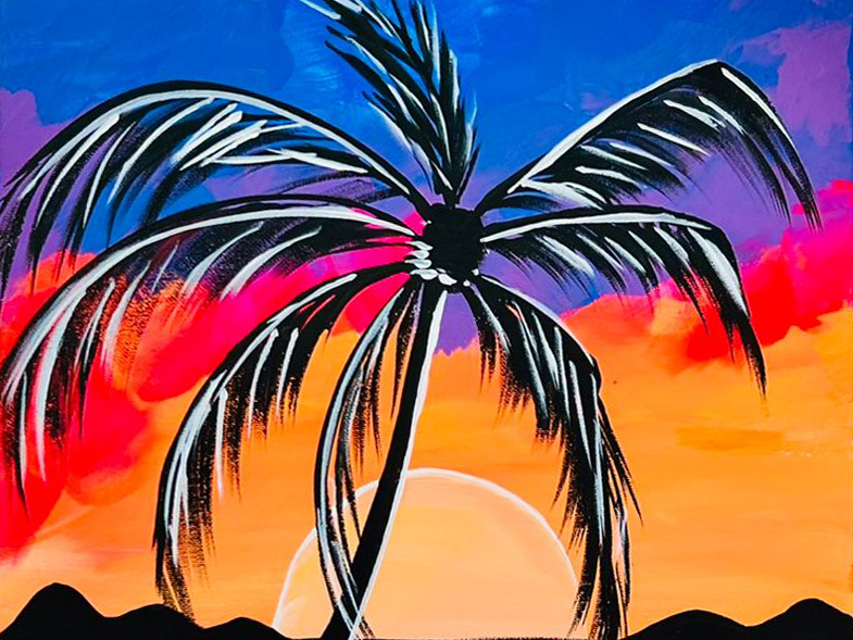 Picture for: Tropical Sunset Mini-Painting Workshop | age 6–12