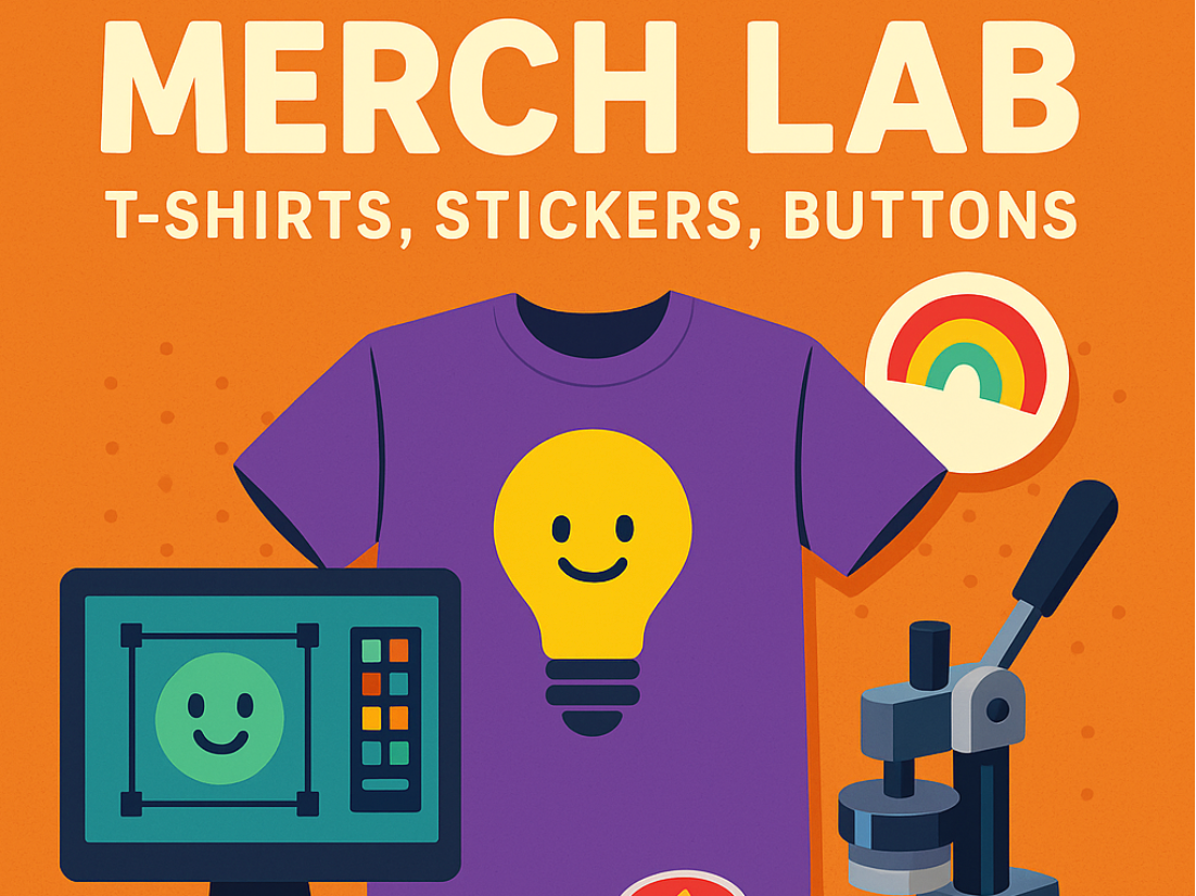 Picture for: Merch Lab: T-Shirts, Stickers, Buttons | grades 2-8