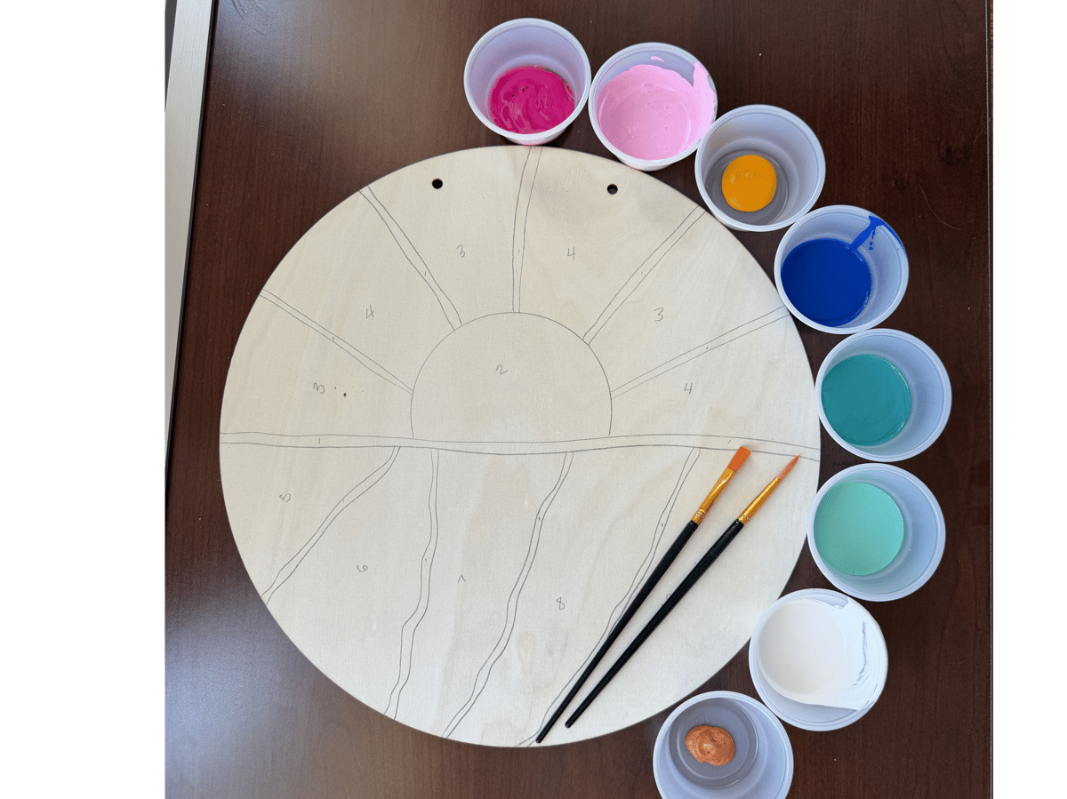 Picture for: Morning Glow Paint by Number Grab and Go Paint Kit