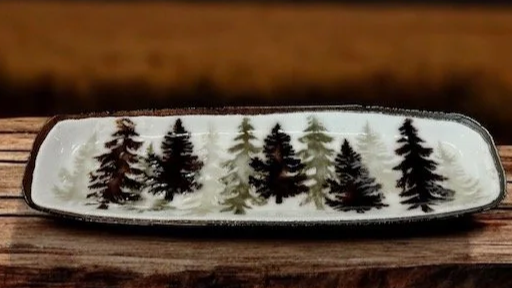 Picture for: Fused Glass Holiday Appetizer Tray: Adult