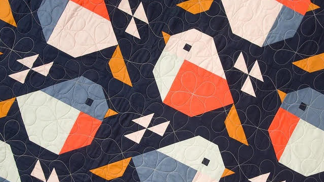 Picture for: Sparrows Quilt Block