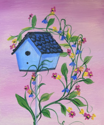 Picture for: Acrylic Painting: Bird House