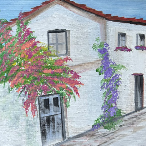 Picture for: Acrylic Painting: House on a Street