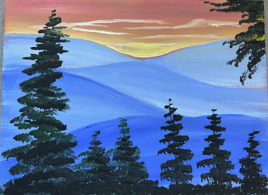 Picture for: Acrylic Painting: Blue Hills