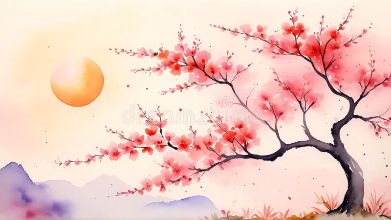 Picture for: Cherry Blossoms at Sunrise