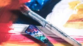 Picture for: Acrylic Painting: Black Canvas Still Life