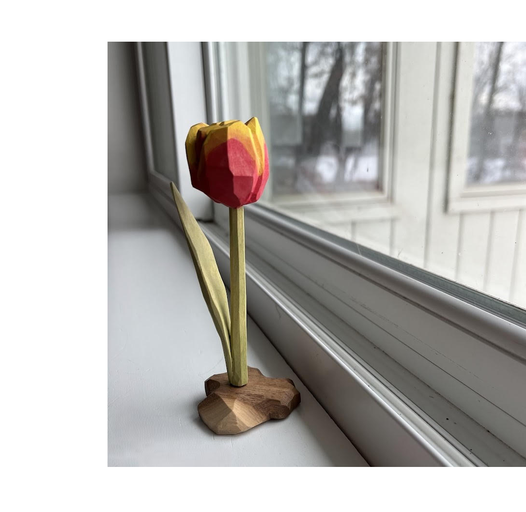 Picture for: Adult and Youth Enrichment | Beginning Woodcarving: Spring Tulips (Ages 13-Adult)
