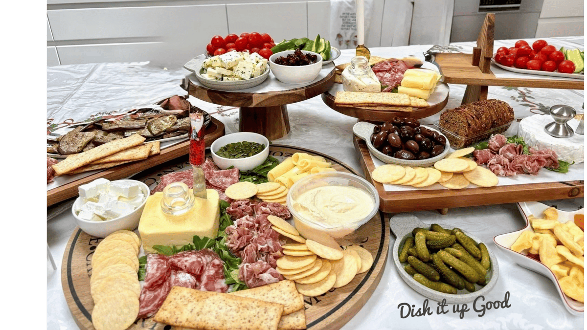 Picture for: Festive Mediterranean Mezze / Charcuterie Board! (Virtual)
