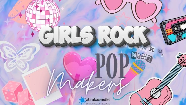 Picture for: Abrakadoodle: Girls Rock & Swiftie Pop Makers: Gr K-5