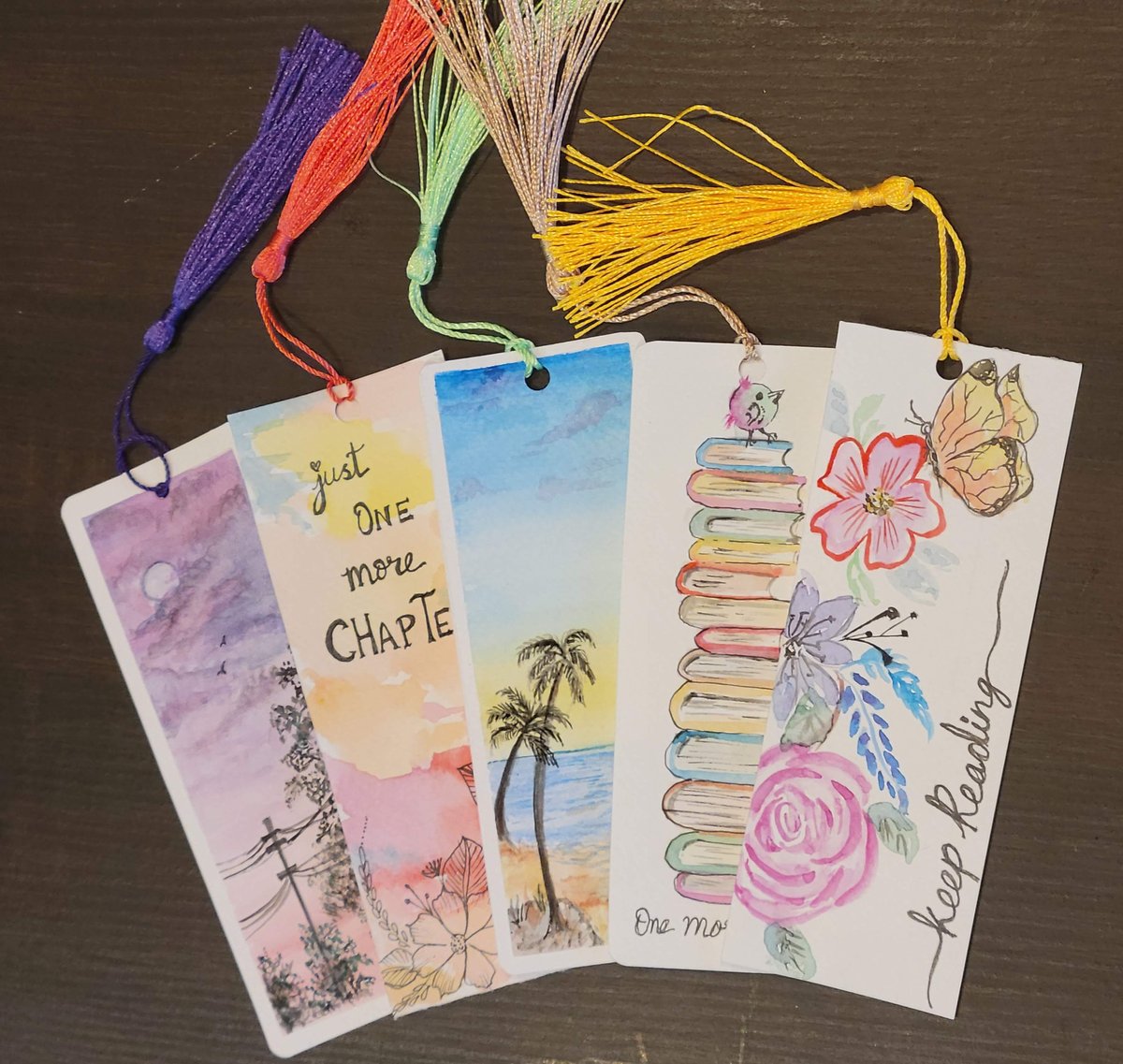 Picture for: Watercolor Bookmarks