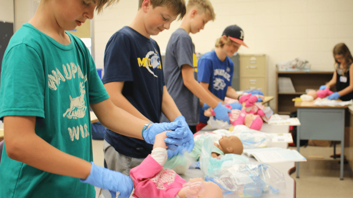 Picture for: Academics: Babysitting (American Red Cross) (Entering Grades 6-9)