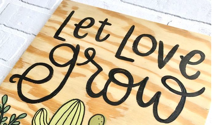 Picture for: Letrero de Madera Primaveral en La Doña Cervecería (Washburn)