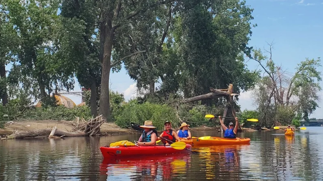Picture for: "City of Birds" Kayaking on the Mississippi with Paddle Bridge (Southwest)