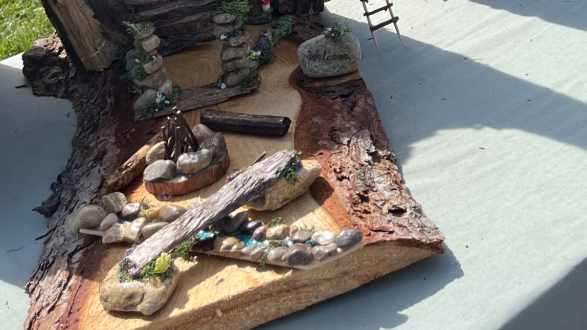 Picture for: Enchanted Fairy Garden Accessories— Bridge, River, Rock Garden, Flower Pot