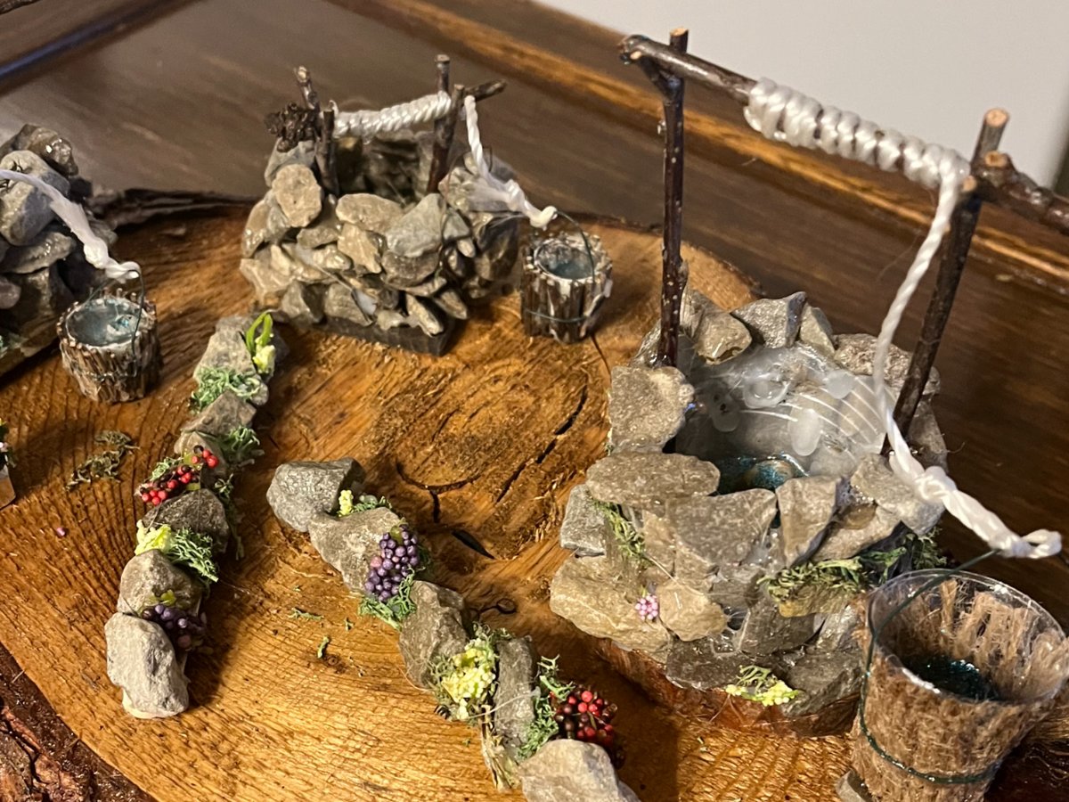 Picture for: Enchanted Fairy Garden Accessories— Wishing Well, Rock Garden, Flower Pot