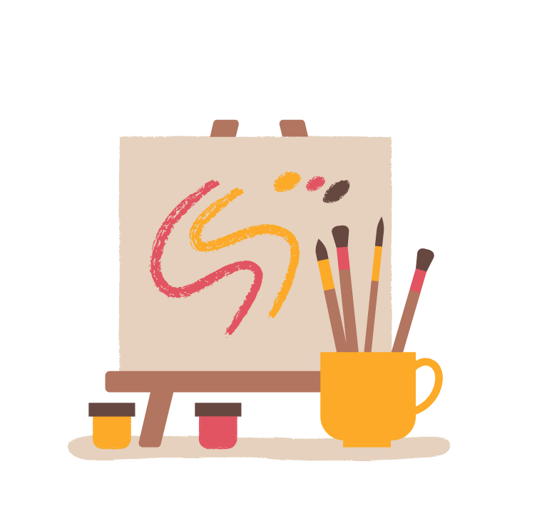 Picture for: Sunshine & Roses Painting: Unique Flowers