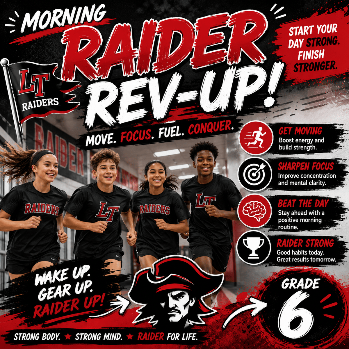 Picture for: Morning Raider Rev-Up for Grade 6