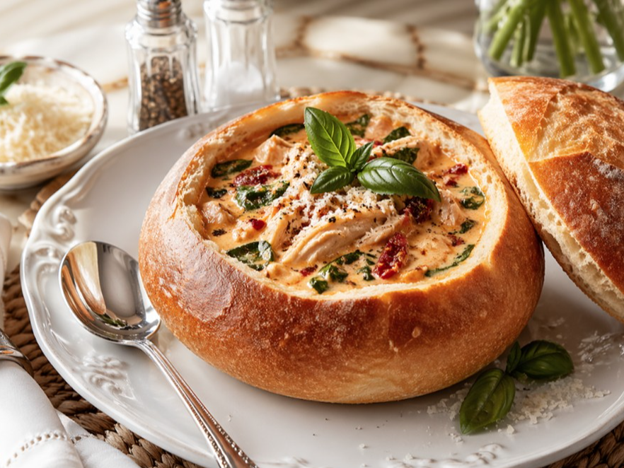 Picture for: Soups & Bread Bowls: Marry Me Chicken Soup, Chicken Pot Pie Soup & Homemade Italian Bread Bowls!