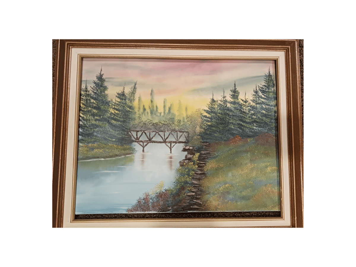 Picture for: Bob Ross Oil Painting Paint It & Take It Class - Footbridge