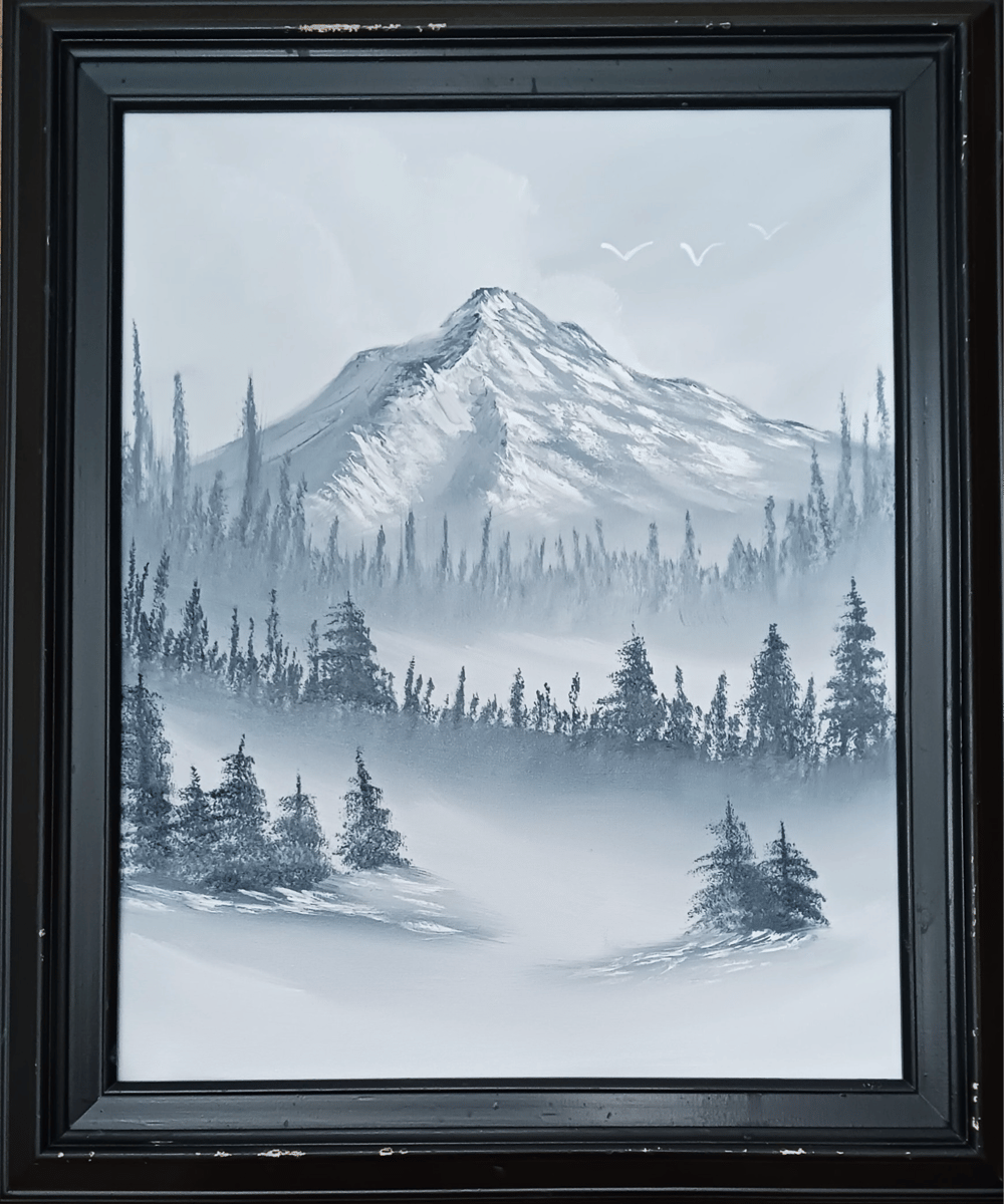 Picture for: Bob Ross Oil Painting Paint It & Take It Class - Whispering Mountain Pines