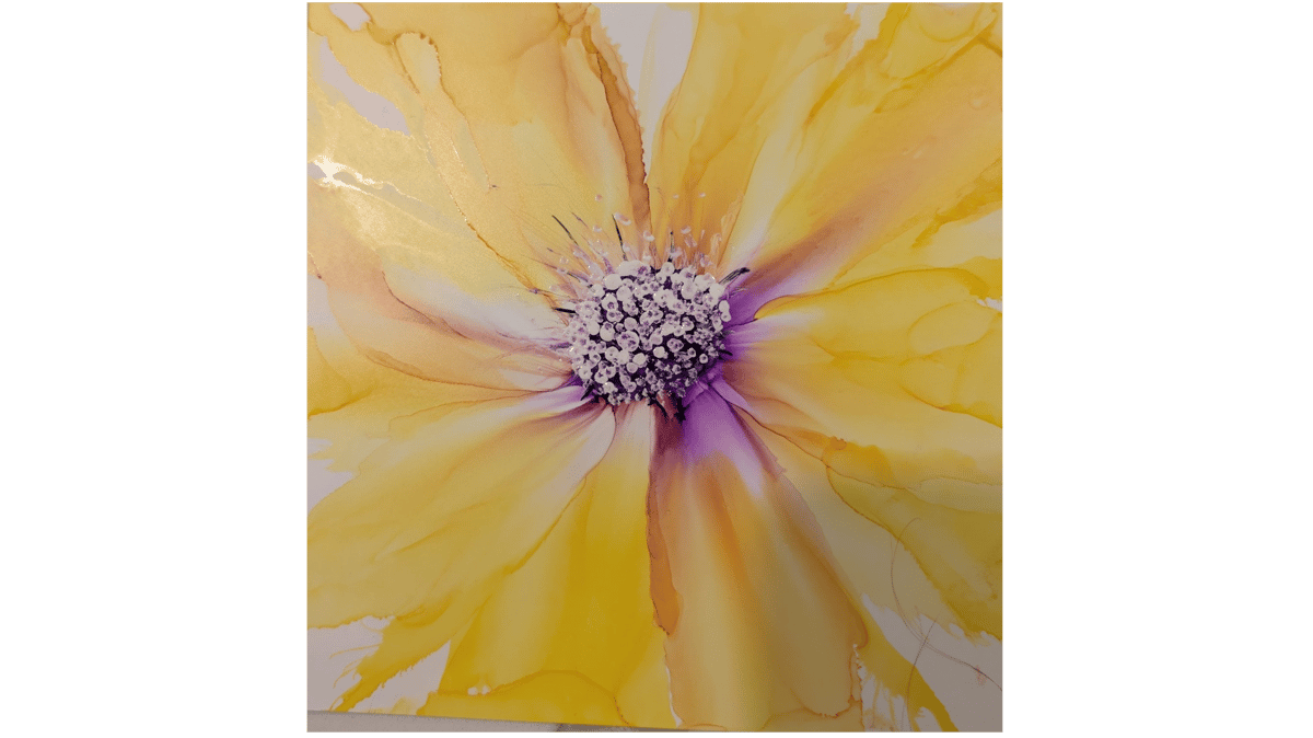 Picture for: Alcohol Ink Flowers - Using Canned Air