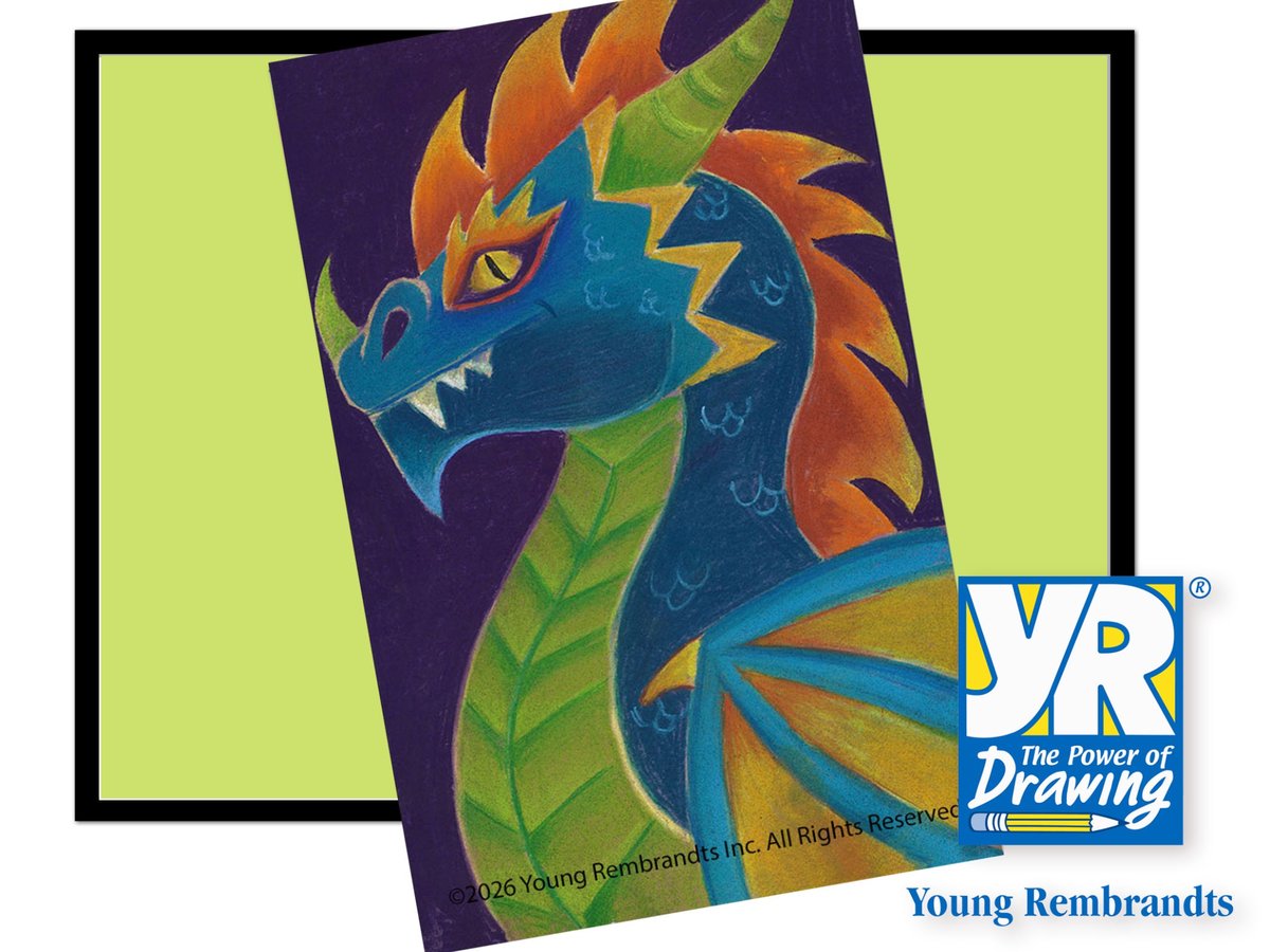 Picture for: Drawing - Fiery Dragons Grades K-5