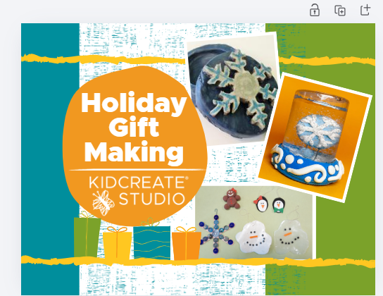 Picture for: Pilot Knob: Holiday Gift Making with Kidcreate Studio (Grades: K-4)