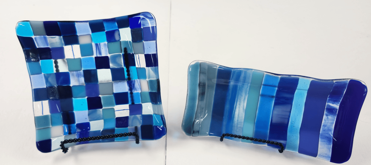 Picture for: Fused Glass Blue Plate