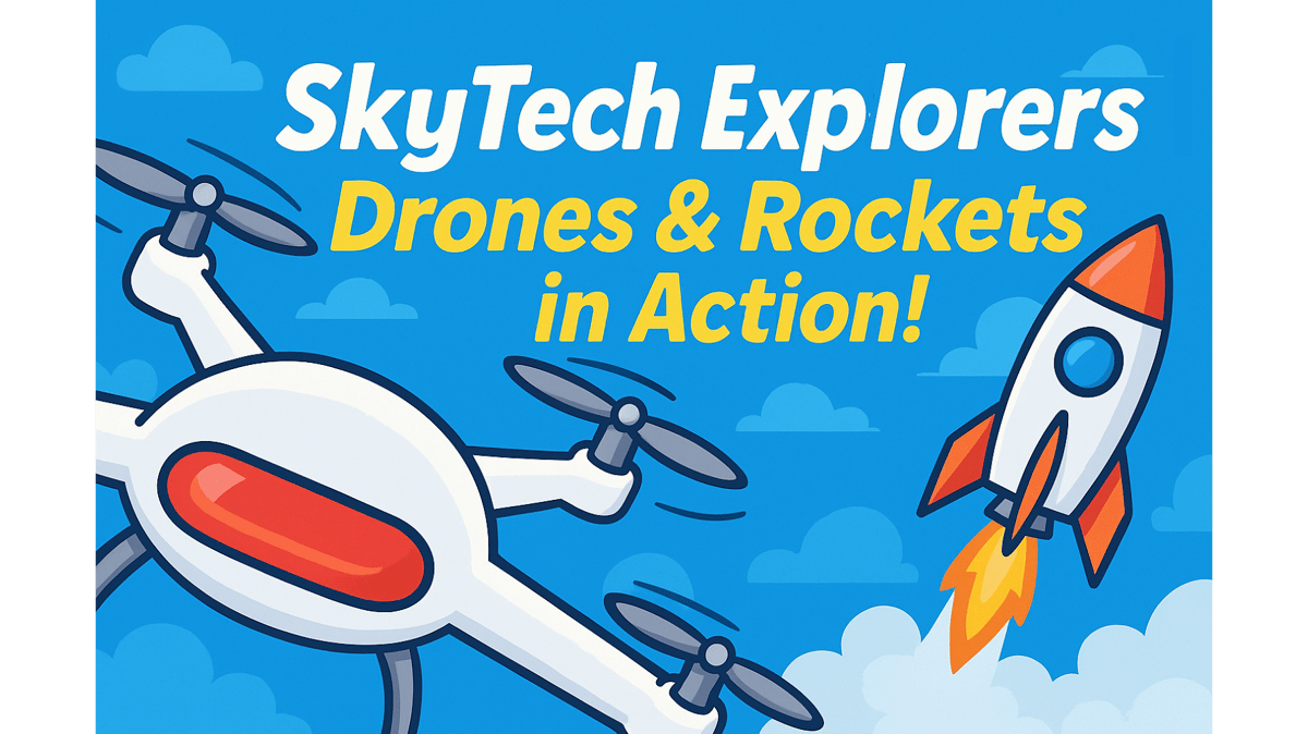 Picture for: SkyTech Explorer: Drones & Rockets in Action (Ages 7-10) - NEW!