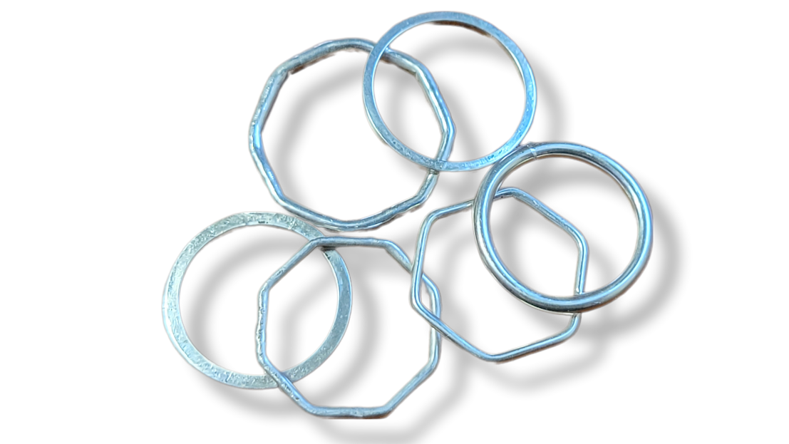 Picture for: Fused Silver Rings
