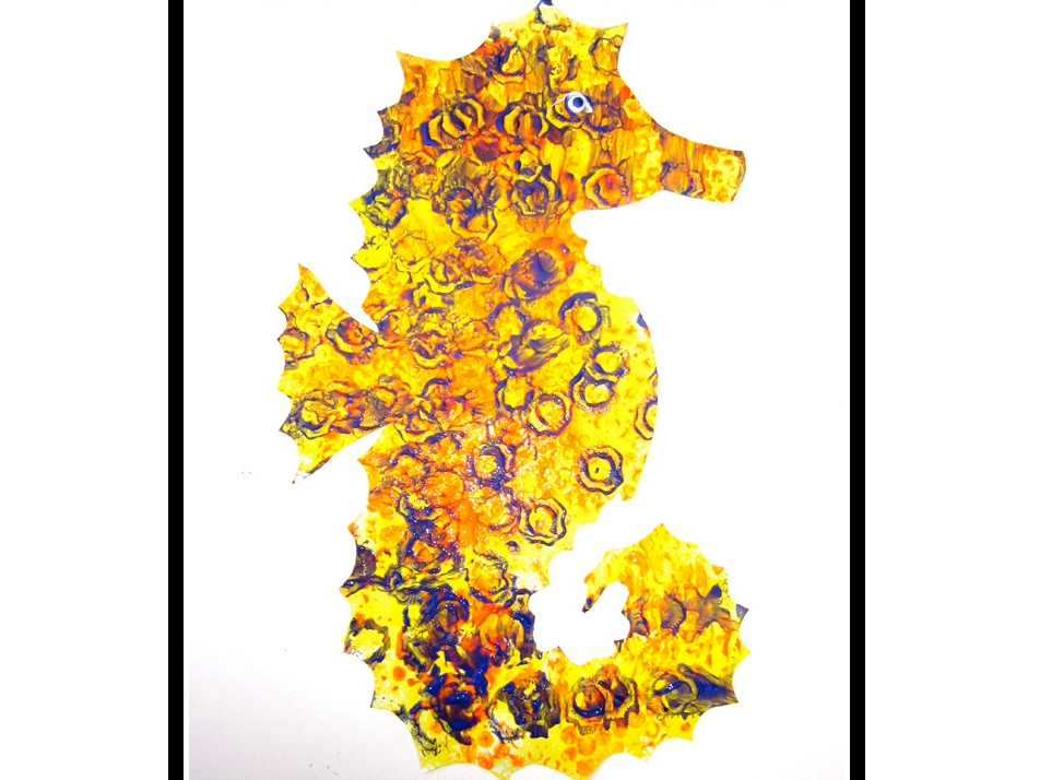 Picture for: Mister Seahorse Bubble Wrap Art