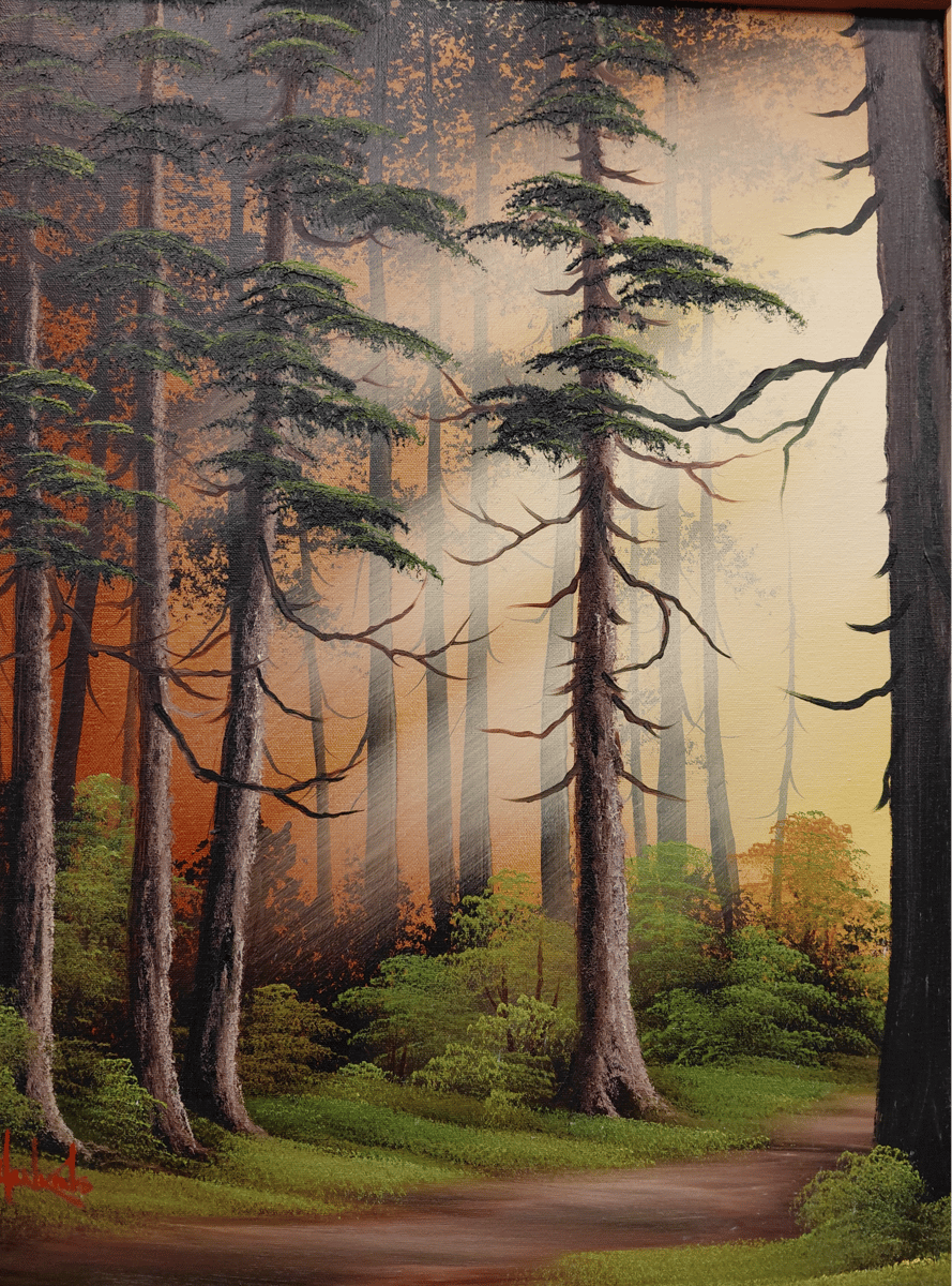 Picture for: Paint like Bob Ross- Woodland Path